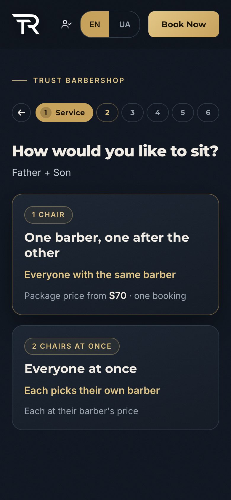 Father + Son: як сісти